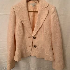 Banana Republic Embroidered Blazer Light Pink
